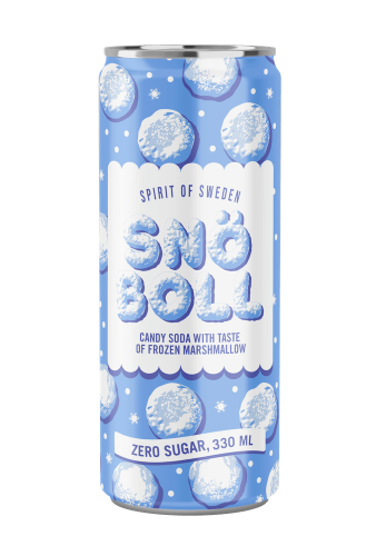 Spirit of Sweden: Snöboll Zero läsk 33cl Coopers Candy