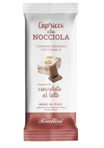 Capricci alla Nocciola - Mjuk Nougat med Hasselnötter & Ljus Choklad 20g Coopers Candy