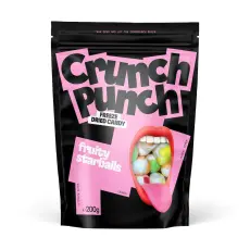 Crunch Punch Freeze-Dried Fruity Starballs 100g Coopers Candy