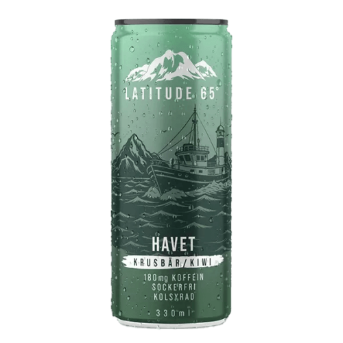 Latitude 65 Havet - Kiwi Krusbär 33cl Coopers Candy