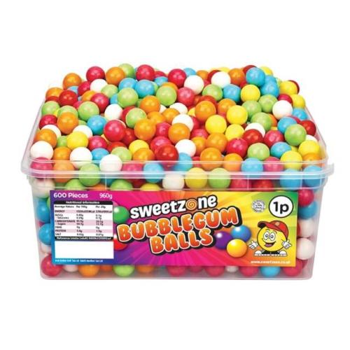 Sweetzone Bubblegum Balls 960g Coopers Candy