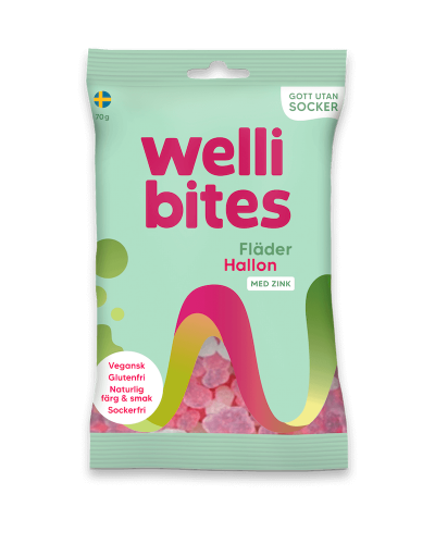 Wellibites Fläder & Hallon 70g Coopers Candy