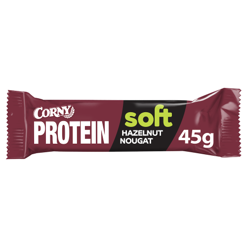 Corny Soft Protein Hazelnut Nougat 45g Coopers Candy