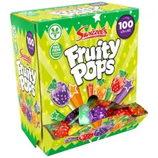 Swizzels Fruity Pops Klubbor 100 x 8g (BF: 2024-08-31) Coopers Candy