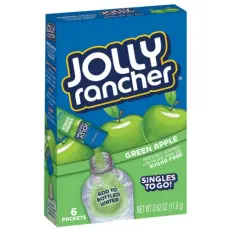 Jolly Rancher Singles to Go 6 pack - Green Apple 17g Coopers Candy