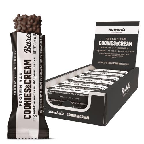 Barebells Protein Bar - Cookies & Cream 55g x 12st (hel låda) Coopers Candy