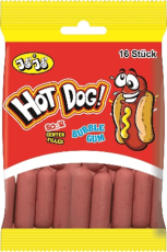 Jojo Hot Dog Bubblegum 80g Coopers Candy