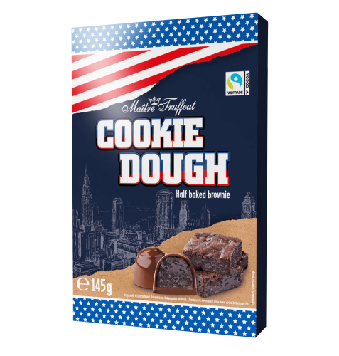 Maitre Truffout Cookie Dough Half-Baked Brownie Pralines 145g (BF: 2024-10-31) Coopers Candy