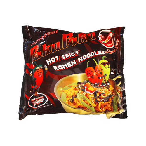 PakuPaku Ramen Nudlar - Lovely Spicy 140g(BF:2024-11-03) Coopers Candy