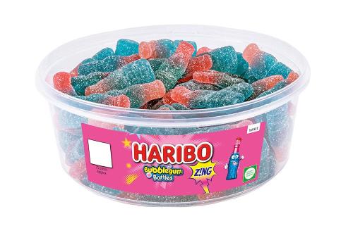 Haribo Bubblegum Bottles 638g Coopers Candy