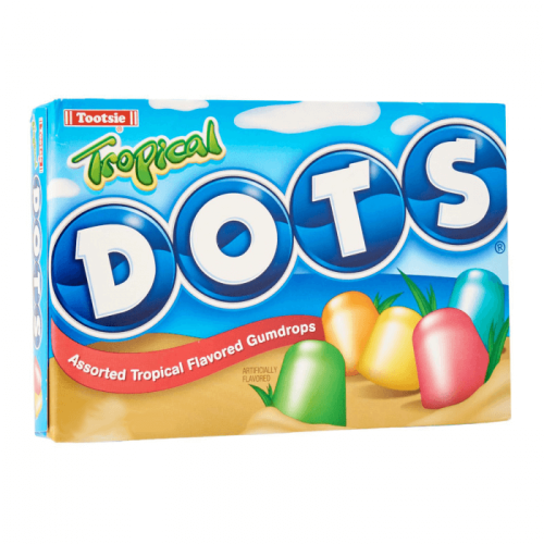 Tootsie Dots Tropical 184g Coopers Candy