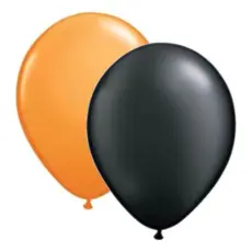 Ballonger Svart/Orange 10-pack Coopers Candy