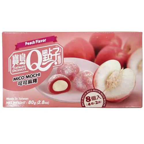 Taiwan Dessert - Mico Mochi Peach Flavour 80g Coopers Candy