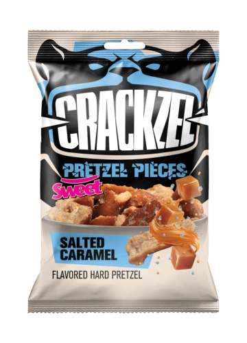 Crackzel Pretzel Pieces Salted Caramel 85g Coopers Candy