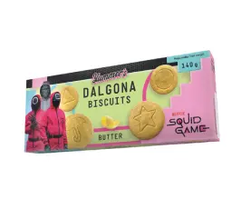 Yummers Squid Game Dalgona Biscuit Butter 140g Coopers Candy