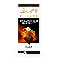 Lindt Excellence Dark Caramelized Hazelnut 100g (BF: 2025-01-31) Coopers Candy