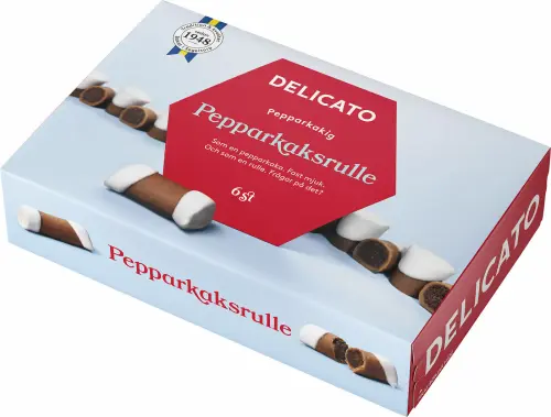 Delicato Pepparkaksrulle 6-pack Coopers Candy