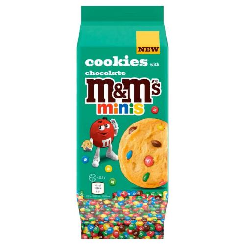 M&Ms Minis Cookies with Chocolate 180g Coopers Candy