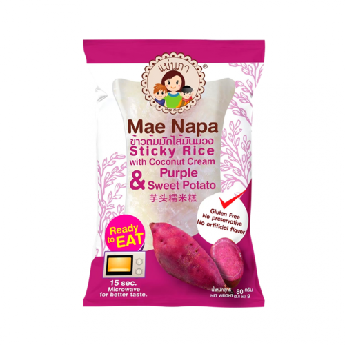 Mae Napa Sticky Rice Cake Coconut Sweet Potato 80g Coopers Candy