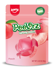 Peelerz Peelable Gummy Peach 80g Coopers Candy