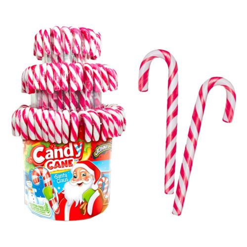 Johny Bee Candy Canes Red-White 1.4kg Coopers Candy