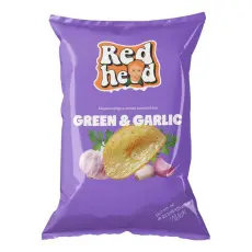 Redhead Green & Garlic Chips 150g Coopers Candy