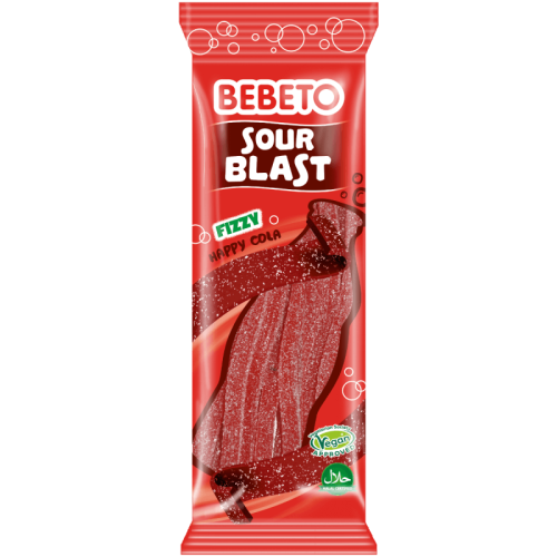 Bebeto Sour Blast - Fizzy Cola 180g Coopers Candy