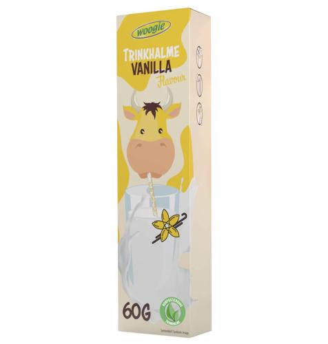 Woogie Straws with Vanilla Flavour 10-pack 60g Coopers Candy