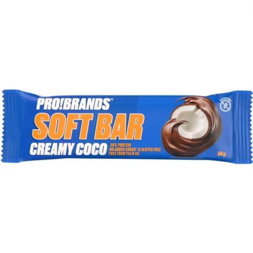 Pro Brands Soft Bar Creamy Coco 40g Coopers Candy