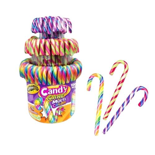 Johny Bee Candy Canes Multicolor 100st Coopers Candy