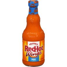 Franks Red Hot Wings Sauce Mild 355ml Coopers Candy