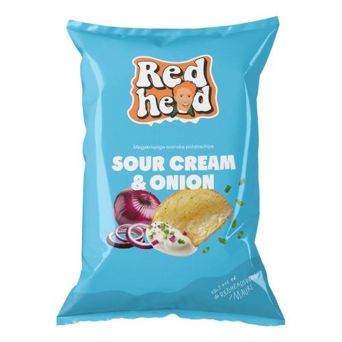 Redhead Sourcream & Onion Chips 150g Coopers Candy