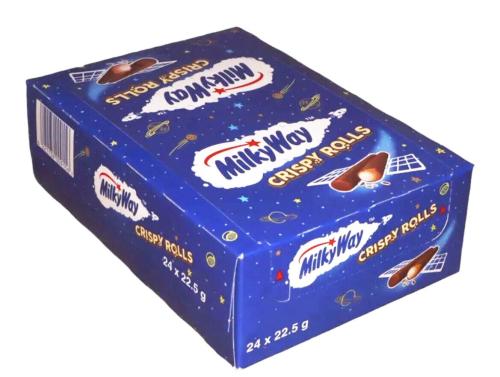 MILKY WAY Crispy Rolls 22g x 24st (Hel Låda) Coopers Candy