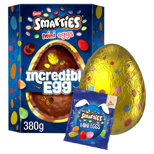 Smarties Milk Chocolate Incredible Easter Egg 380g Coopers Candy