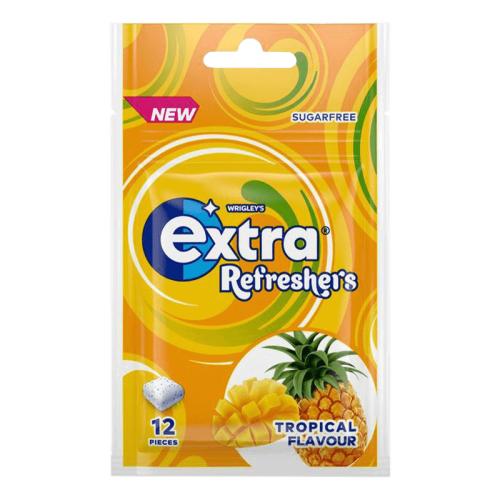 Wrigleys Extra Refreshers Tropical Flavour 26g Coopers Candy