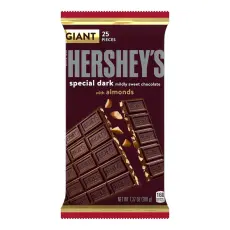 Hersheys Special Dark with Almonds Giant Bar 209g (BF 2024-10-31) Coopers Candy