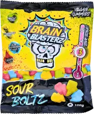 Brain Blasterz Sour Boltz 100g Coopers Candy