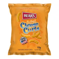 Herrs Baked Cheese Curls 113g Coopers Candy