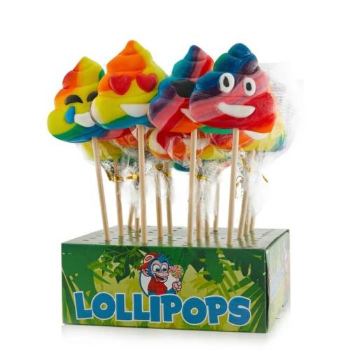 Felko Rainbow Poo Pop 65g (1st) Coopers Candy