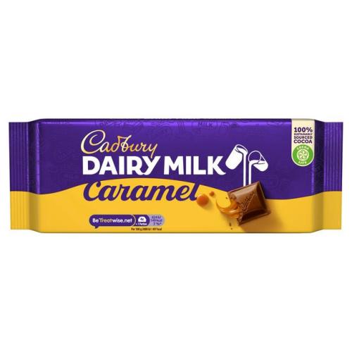 Cadbury Dairy Milk Caramel Chocolate Bar 180g Coopers Candy