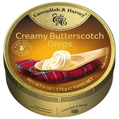 Cavendish & Harvey Creamy Butterscotch Drops 130g Coopers Candy