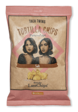 Taco Twins Tortilla Chips Salt 120g Coopers Candy