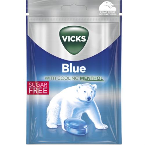 Vicks Blue Sockerfri 72g Coopers Candy