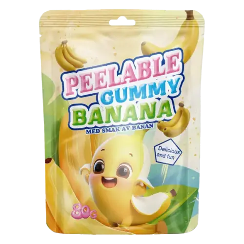 Peelable Gummy Banan 80g Coopers Candy