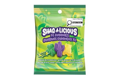 Shaq-A-Licious XL Gummies Sour 176g Coopers Candy