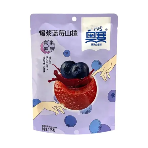 OSay Filled Hawthorn Blueberry 105g Coopers Candy