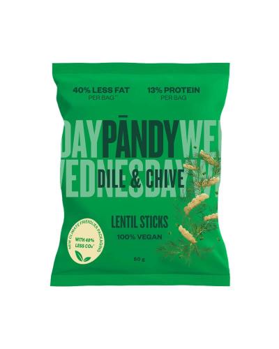 Pandy Lentil Sticks Dill & Chive 50g(BF:2024-09-21) Coopers Candy