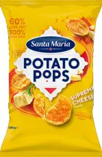 Santa Maria Potato Pops Supreme Cheese 100g Coopers Candy