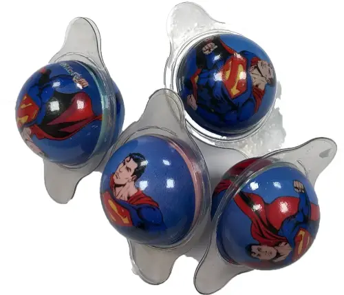 Gelegodisboll Superman 4st Coopers Candy