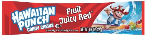 Hawaiian Punch Chews Fruit Juicy Red 22g (BF: 2024-05-30) Coopers Candy